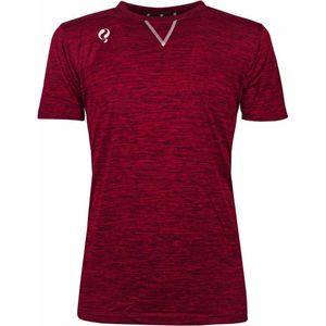 Heren Trainingsshirt Droste Rood / Zwart