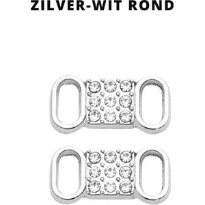 Beste Veters - Schoenaccessoires - Veter gesp - Veters - Gesp diamant - Schoenaccessoires zilver - Accessoires bruiloft - Sneaker gesp - Veter clip