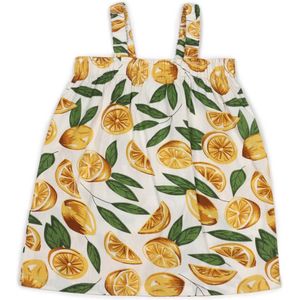 Katoenen meisjes jurk Citroen 18 - 24 maanden