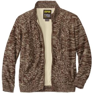 ATLAS FOR MEN - Tricotvest met fleecevoering - Heren - Verkrijgbaar in grote maten - XL