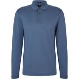 Hugo Boss polo lange mouw donkerblauw