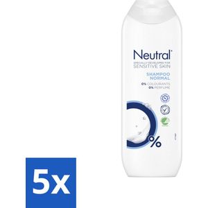 5 x Neutral - Shampoo - Gevoelige huid - 250 ml - Gevoelige Huid - Gevoelige Hoofdhuid - Gevoelige Haar - Parfumvrij Shampoo - 0% Parfum