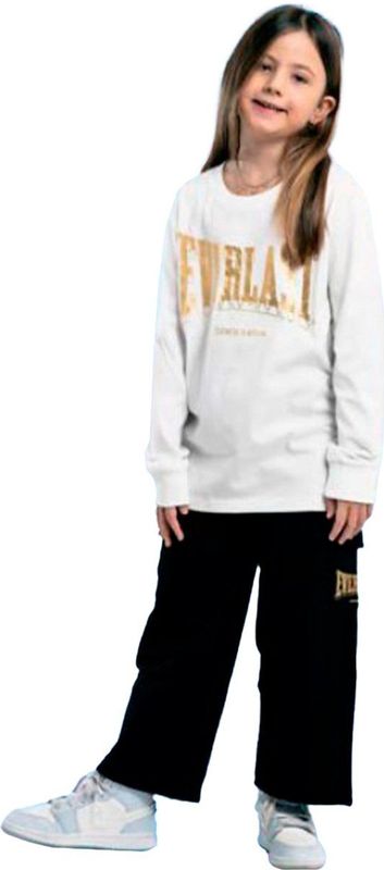 Everlast - LFS FW - T-shirt - Goud - Lange Mouwen - 8 Years Meisjes