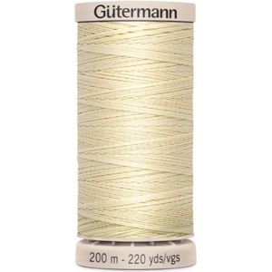 Gütermann handquiltgaren 100% katoen 200 meter kleur 919 creme