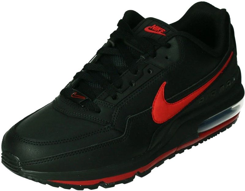 Nike - Air Max Limited 3 - Sneakers - Zwart Rood - Leer - Max Air Unit