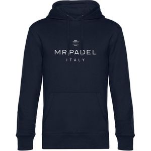 Mr Padel Italy - Donkerblauwe Hoodie Maat XL - Unisex hoodies met capuchon