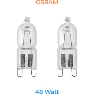 Osram - G9 - 48Watt (vervangt 60W) - Halogeen lamp - Helder - 740 Lumen - Dimbaar - 2 STUK(S)