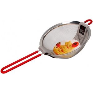 5Five - Secret De Gourmet - Vergiet - Inox - Rood - 20 cm