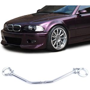 Aluminium Veerpootbrug Voorzijde 3-Delig voor BMW 3 Serie E46 316 / 318 (vanaf 1998) – Verstelbaar & Gepolijst