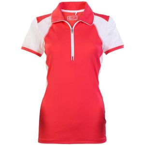 Sjeng Polo - Dames - Charlene - Roze/Wit - XL