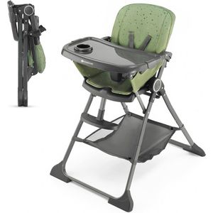 Inklapbare Ergonomische Kinderstoel voor Binnen en Buiten – Lichtgewicht en Compact, Met Verstelbare Rugleuning en Voetsteun, Geschikt voor Kinderen van 6 Maanden tot 3 Jaar