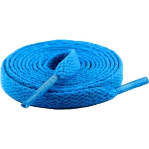 SneakersAdept - Blauwe Veters - 120cm - Katoen-Nylon - Sneakers Veters