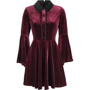 Hell Bunny Prudence Dress Korte jurk bordeaux L