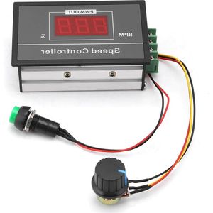 6-60V 30A PWM DC-motor Snelheidsregelaar Met Start Stop-schakelaar - Universeel Voltage