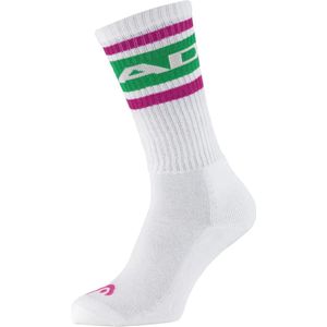 Head 1p Long Pink Green Socks
