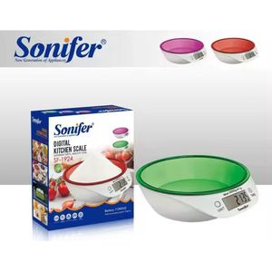 SONIFER SF1924 Keukenweegschaal Digitaal Oplaadbaar - Precisie Weegschaal Keuken - Food Kitchen Scale - Grammen Eet Kookweegschaal