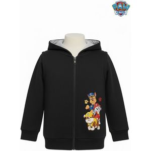 PAW Patrol vest - 100% Katoen - Maat: 110/116 - Vest/ Trui - PAW Patrol Kleding - Kinderkleding - Jongens Kleding - Kleuter - Hoge Kwaliteit - Extra Zacht - Chase, Marshall & Rubble - Comfortabel Vest