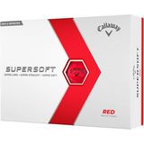 Callaway SuperSoft 2023 Golfballen - Rood - 12 Stuks