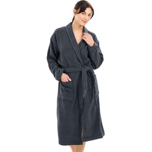 Badstof badjas, reisbadjas, 100% katoenen badjas - dames, heren, dames en heren, kamerjas, saunajas, reiskamerjas