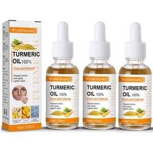 Turmeric Serum for Dark Spots， Dark Spot Corrector Serum for Face, Moisturizing Massage Essence Reduces Hyper pigmentation Age&Sun Spot, 3 Fl Oz