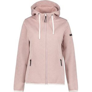 ICEPEAK Functionele fleece jas 'AUEN'  mauve / wit