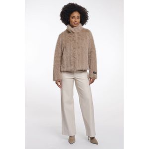 Rino&Pelle dames jacket - vie jacket - lichtbruine print