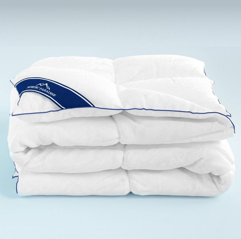 Nordic Paradise - Comfort Donzen Dekbed - 50% Franse eendendons - Natuurlijk Donsdeken - 140x200 cm - Extra Warm - Winter