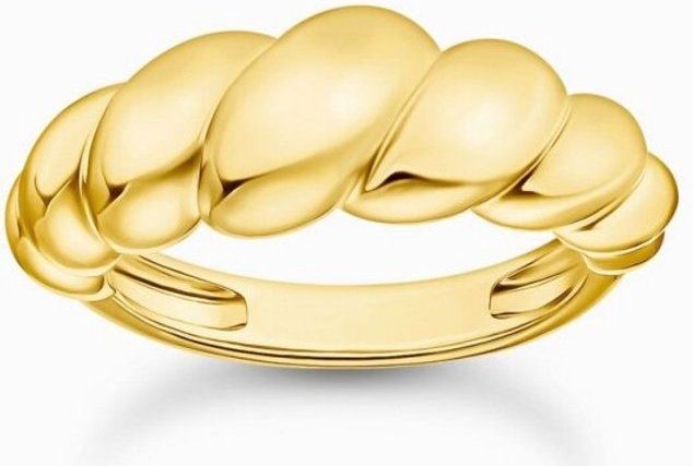 Thomas Sabo - Ring - Geel Goud Verguld - Gerecycled Zilver