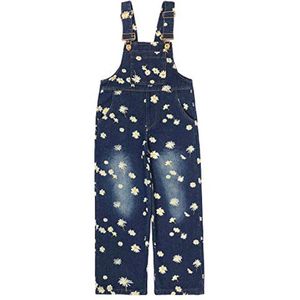 Meisjes Jumpsuit met Verstelbare Riemen en Pailletten - Denim Overalls voor Kinderen 3-12 Jaar