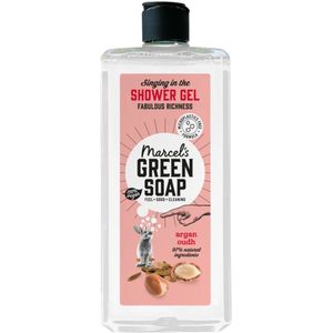 Marcel's Green Soap - Douchegel - Argan & Oudh - Verzorgend & zacht - 300 ml - 1 stuk