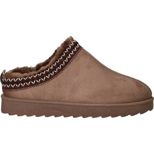 Belizia Pantoffels - Dames - Taupe - Maat:36