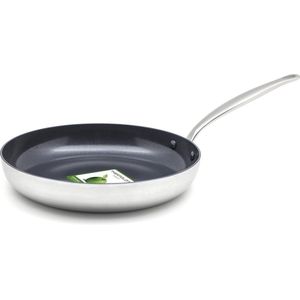 GreenPan Barcelona Evershine Koekenpan 20 cm - Zilver - Duurzaam en gezond koken met GreenPan