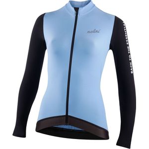 Nalini - Dames - Fietsshirt - Lange Mouwen - Wielrenshirt - Blauw - Zwart - NEW LS LADY FIT J - S