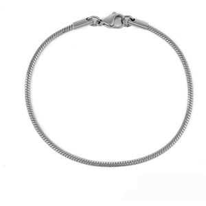 Armband - schakel armband - stoer - zilverkleurig - dames - cadeau voor vrouw - Liefs Jade