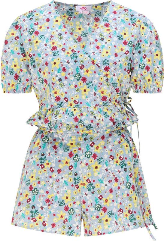 myMo - Wikkeltops - Zomer Set - Felle Kleuren - Bloemenprint