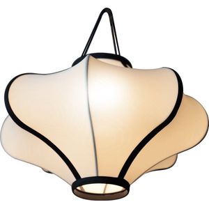 Lampenkap 40cm-Lantaarn-Elastische Stof-Crème 'Lumi'