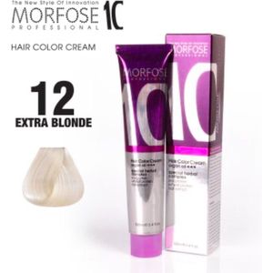 Morfose Color Cream Verf Haarverf 12 Platina Blond 100ml