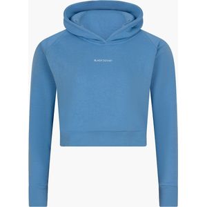 Varsity Crop Hoodie I Light Blue