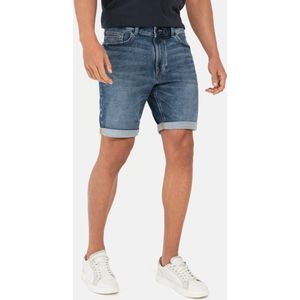 camel active fleXXXactive® Bermudashorts Slim Fit - Maat menswear-32IN - Blauw