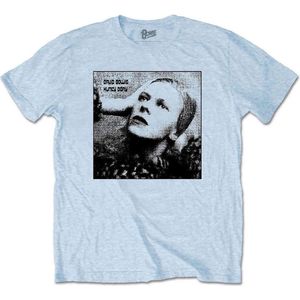 David Bowie - Hunky Dory Mono Heren T-shirt - 2XL - Blauw