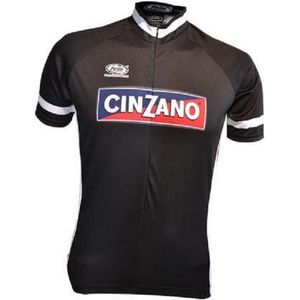 Cinzano retro wielershirt zwart - S