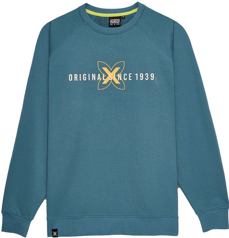 Munich - Essential Lifestyle - Sweatshirt - Blauw - Regular Fit