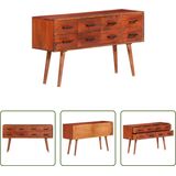 The Living Store Dressoir Massief Mangohout - 110 x 30 x 59 cm - Bruine Afwerking