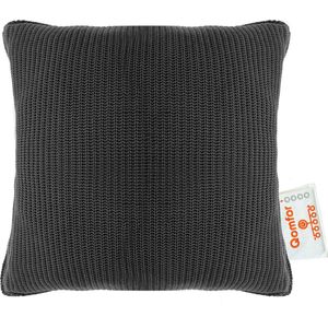 Qomfor Draadloos Warmtekussen - Knit - 43x43 - Oplaadbaar - Elektrisch kussen - Antraciet