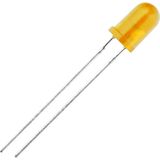 Schiefer - LED Diode - Geel - Single Led 1.7V 20mA DC - Diffuus 30K uur
