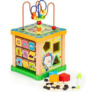 Activiteiten kubus - educatief speelgoed - 27 cm