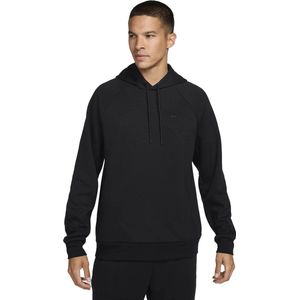 Nike primary dri-fit uv multifunctionele hoodie in de kleur zwart