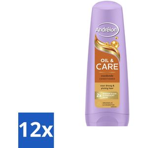 Andrélon – Conditioner – Oil & Care – 200 ml - Voordeelverpakking - 12 stuks