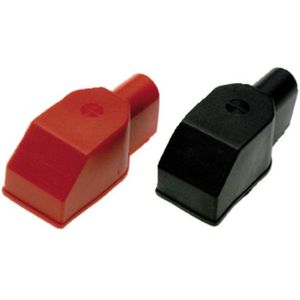 Afdekkap pvc voor accuklem zwart