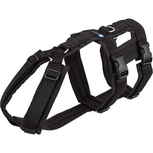 Annyx hondentuig Safety FUN veiligheidstuig anti-ontsnapping maat XS ZWART-geschikt voor borstomtrek 43 tot 52cm -taille omtrek 38 tot 46 cm